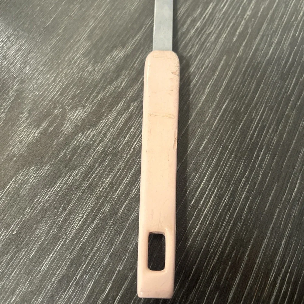 Black Handle Stainless Angled Spatula USA MCM Vtg‎ Sharpcutter by Royal